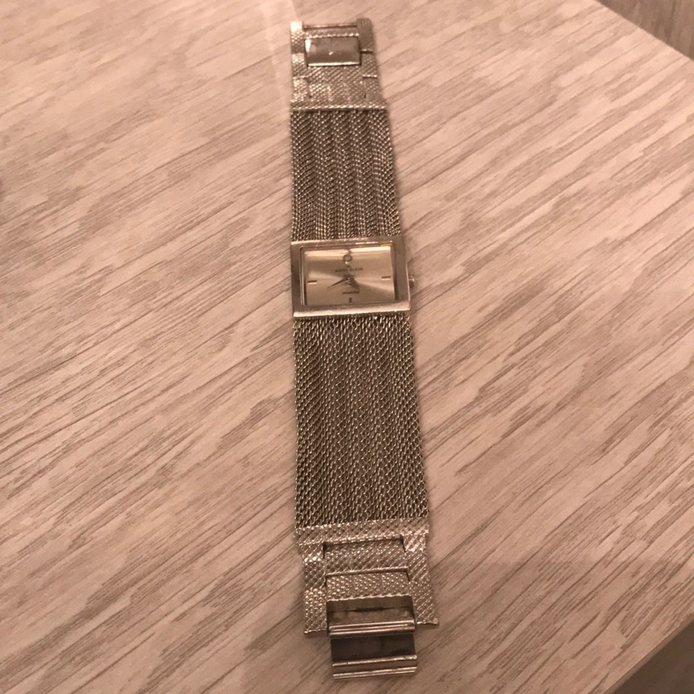 Silver mesh Anne Klein watch